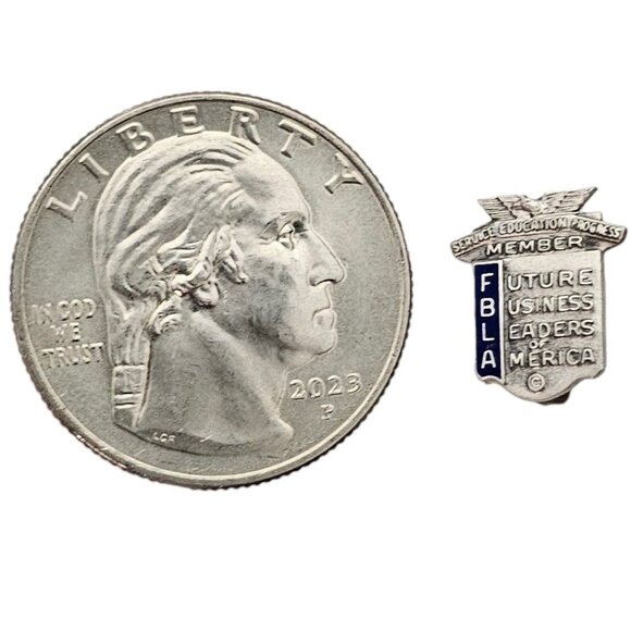 FBLA Service Education Progress Member Sterling Pin, L594 - Picture 4 of 5